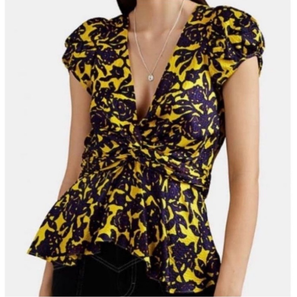 NWY A.L.C. Aya Silk Blouse 8